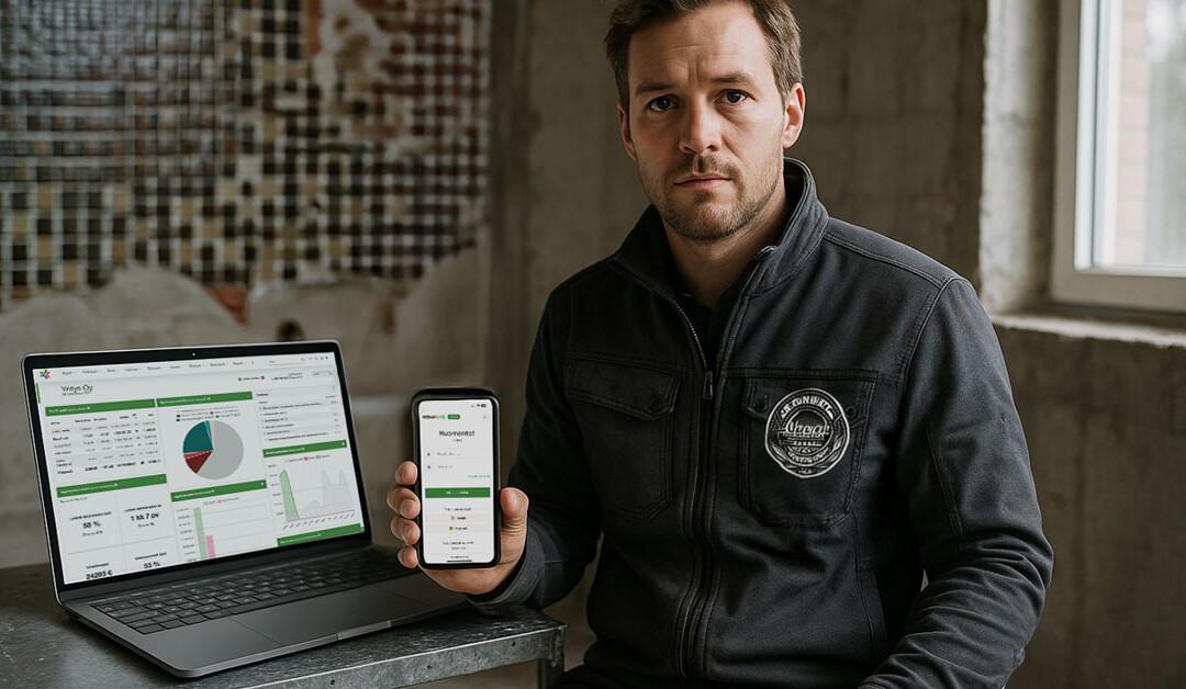 ERP-ohjelmisto työmaan ja urakoiden toiminnanohjaukseen